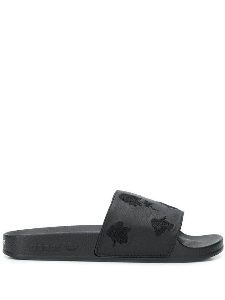 Y-3 Y-3 X Adidas Adilette Sliders - Black