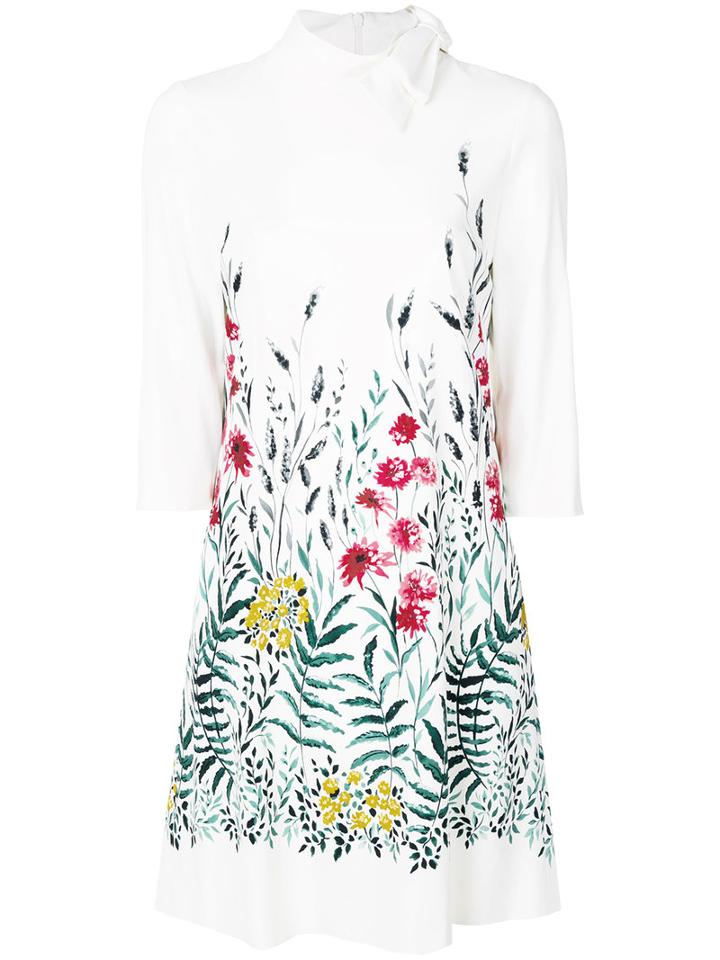 Goat - Emma Tunic Dress - Women - Elastodiene/polyester/acetate/viscose - 8, White, Elastodiene/polyester/acetate/viscose