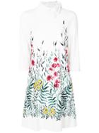 Goat - Emma Tunic Dress - Women - Elastodiene/polyester/acetate/viscose - 8, White, Elastodiene/polyester/acetate/viscose