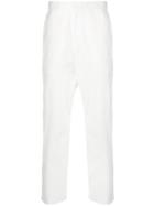Barena Elasticated Waistband Straight Trousers - White