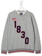 Woolrich Kids Teen Est. 1830 Sweatshirt - Grey