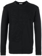 Versace Collection Medusa Embossed Sweatshirt - Black