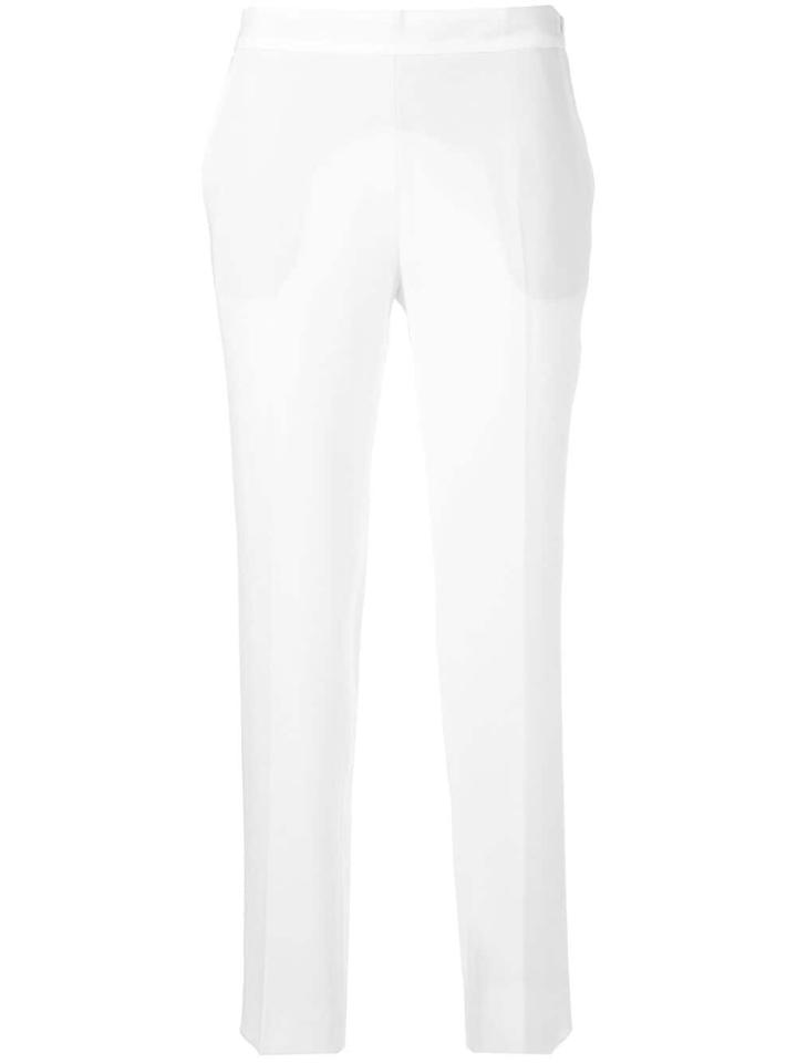 Alberto Biani Slim-fit Tapered Trousers - White
