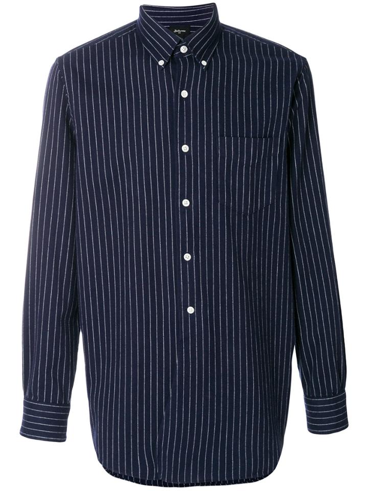 Bellerose Striped Buttondown Shirt - Blue