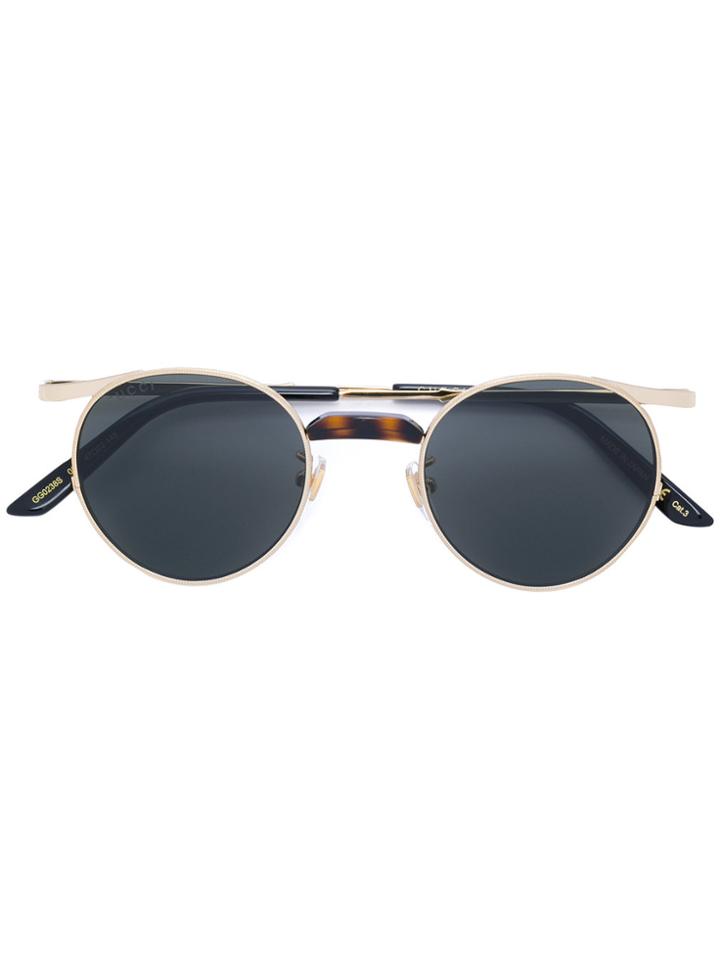 Gucci Eyewear Tinted Round Sunglasses - Metallic