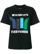 Sacai Beware T-shirt - Black