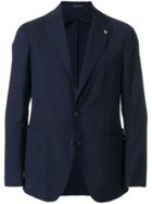 Tagliatore Jacquard Blazer - Blue