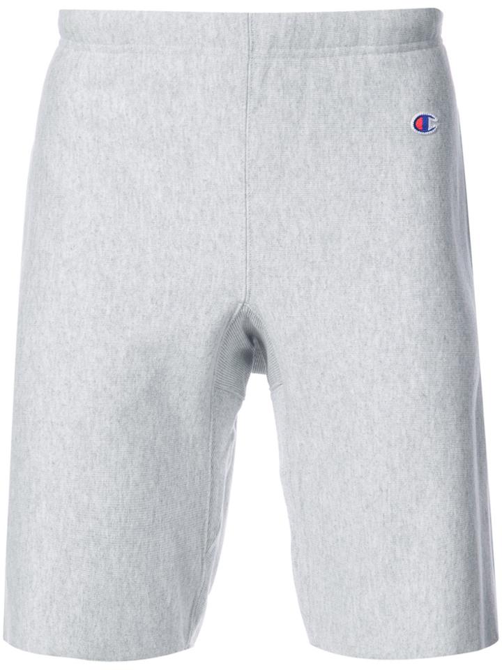 Champion Drawstring Logo Shorts - Grey