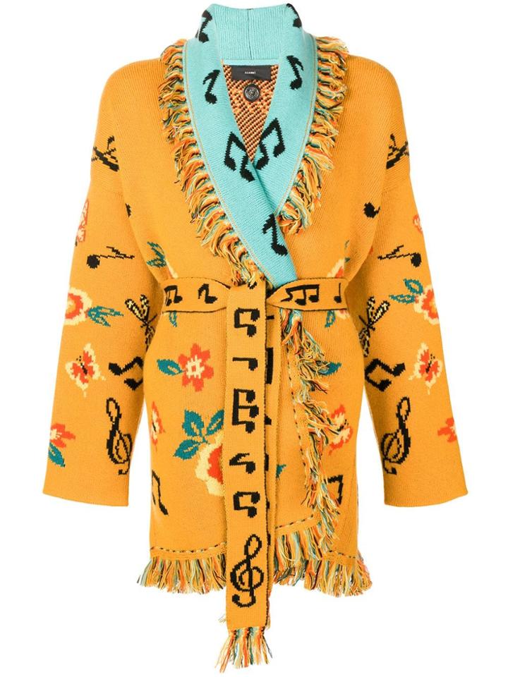 Alanui Sweetheart Cashmere Cardigan - Orange