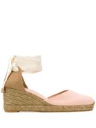 Castañer Woven Wedges - Pink