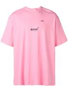 Ader Error Printed T-shirt - Pink