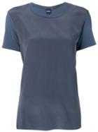 Max Mara Drape Style T-shirt - Blue