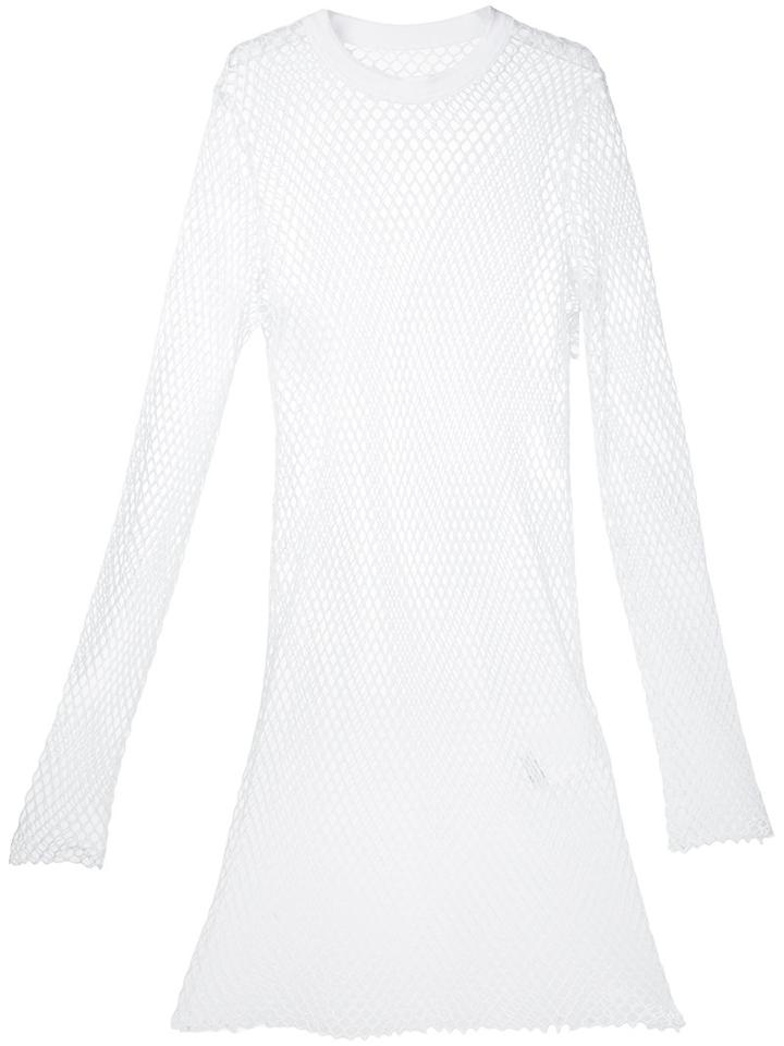 Sacai - String Longline Top - Men - Cotton - 2, White, Cotton