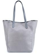 Stella Mccartney 'falabella' Open Top Tote, Women's, Grey, Polyester/metal (other)