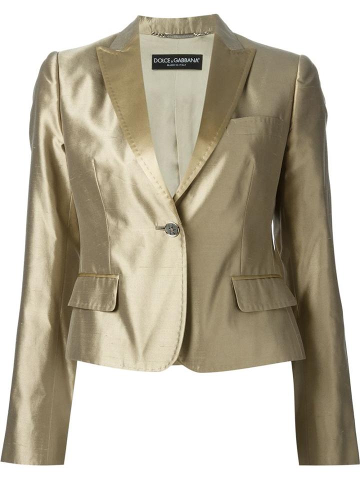 Dolce & Gabbana Metallic Trouser Suit