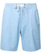 Onia Alek 7 Board Shorts, Size: Medium, Blue, Cotton/nylon