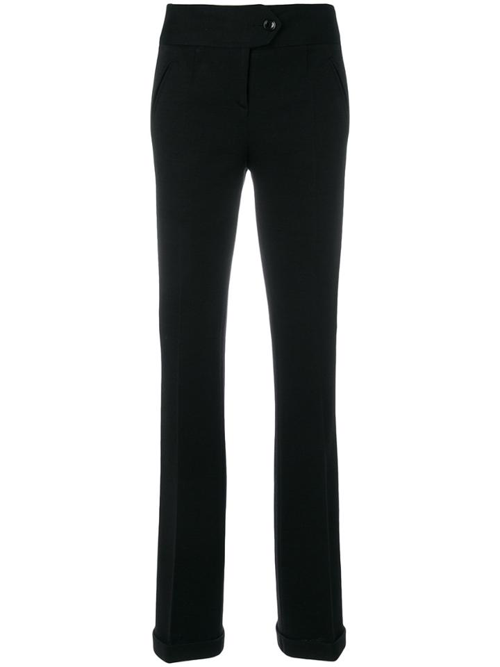 Dolce & Gabbana Vintage Straight Leg Tailored Trousers - Black