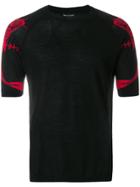 Emporio Armani Koi Fish Embroidered T-shirt - Black