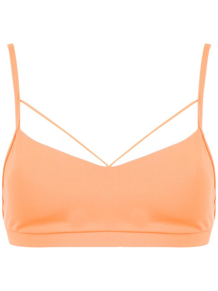 Track & Field Power Strappy Top - Yellow & Orange