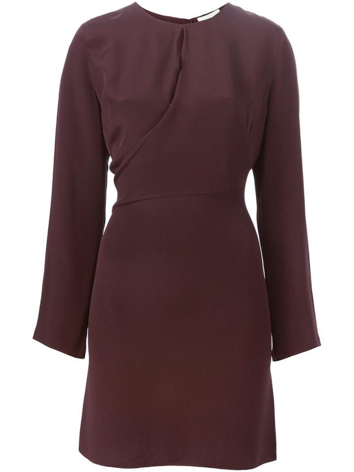 3.1 Phillip Lim Judo Belt Wrap Dress, Women's, Size: 2, Pink/purple, Silk