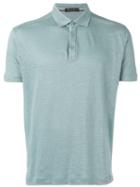Loro Piana - Classic Polo Shirt - Men - Linen/flax - L, Blue, Linen/flax