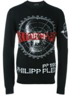 Philipp Plein 'no Soul' Jumper, Men's, Size: Xxl, Black, Merino