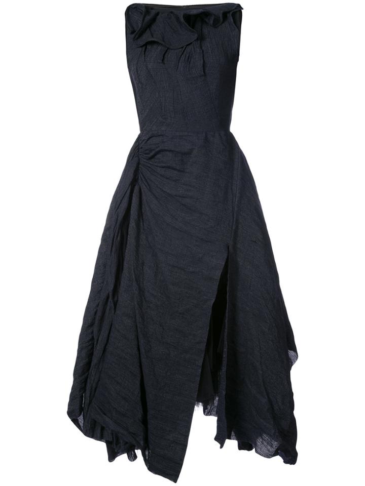 Maticevski Flared Midi Dress - Blue