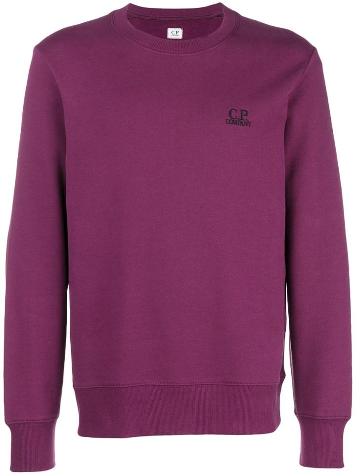 Cp Company Crew Neck Sweatshirt - Pink & Purple