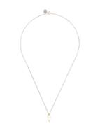 Undercover Safety Pin Necklace - Silver