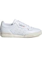 Adidas White Powerphase Leather Low-top Sneakers
