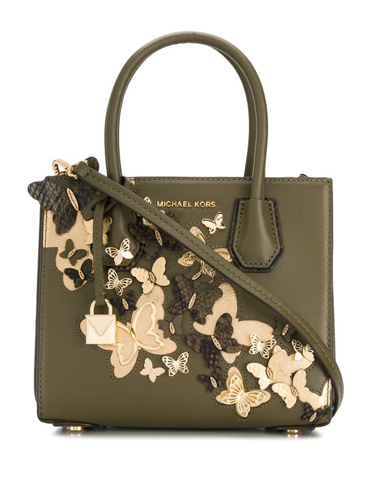 Michael Michael Kors Mercer Accordion Tote Bag - Green