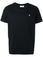 Ami Alexandre Mattiussi - Crewneck T-shirt Small Ami Embroidery - Men - Cotton - L, Black, Cotton