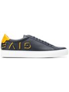 Givenchy Inverted Logo Low Sneakers - Blue