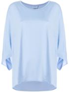 Kristensen Du Nord Asymmetric Sleeve Top - Blue