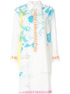 Tsumori Chisato Printed Shirt Dress - White