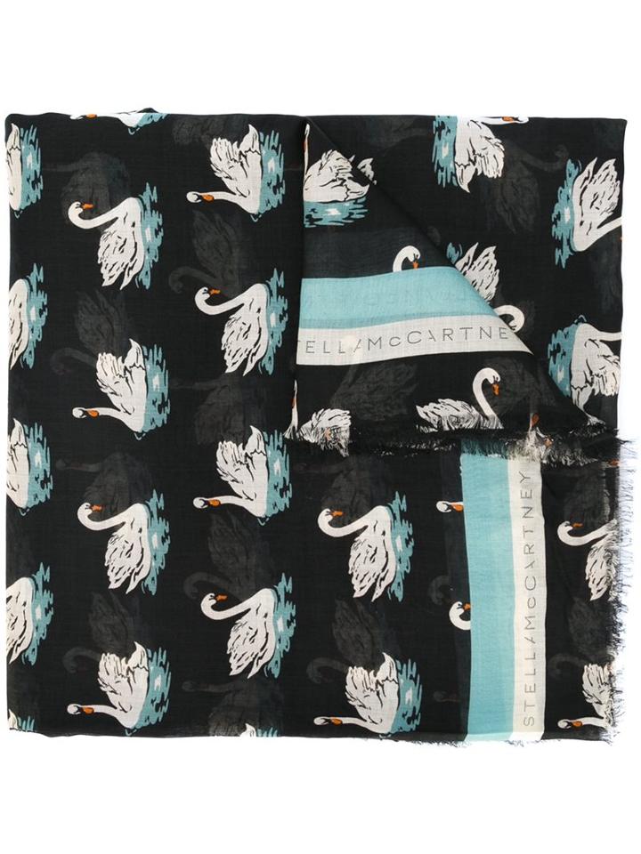 Stella Mccartney Swan Detail Scarf