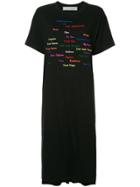 Tu Es Mon Trésor The Orchestra T-shirt Dress - Black