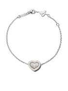 Chopard 18kt White Gold Happy Diamonds Icons Bracelet - Unavailable