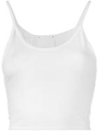 Lost & Found Rooms Cropped Vest Top, Women's, Size: Small, White, Cotton