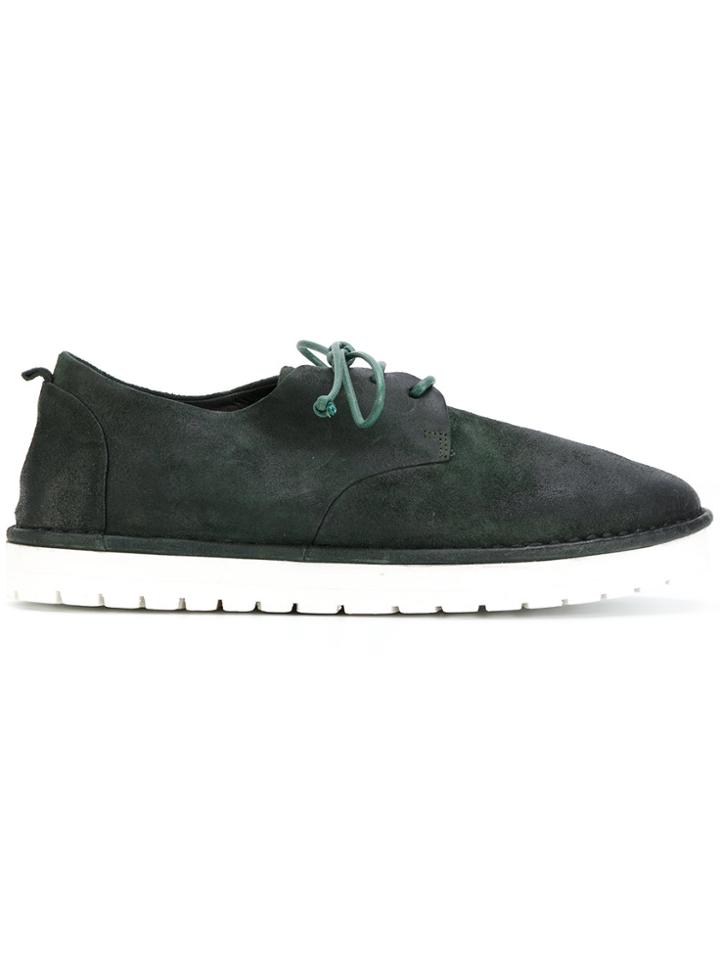 Marsèll Ridged Sole Lace-up Shoes - Green