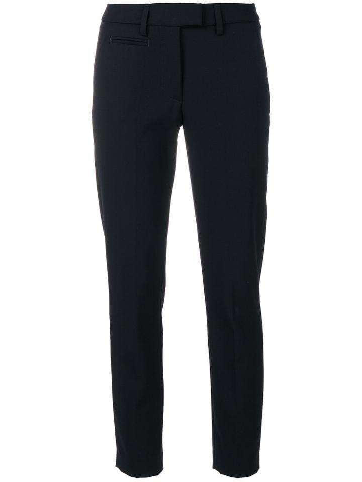Dondup Cropped Tailored Trousers - Black