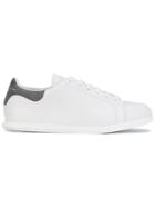 Alexander Mcqueen Contrasting Heel Counter Sneakers - White