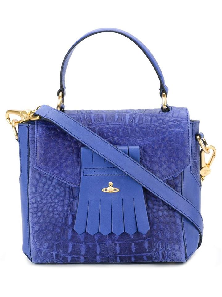 Vivienne Westwood Snakeskin Effect Crossbody Bag