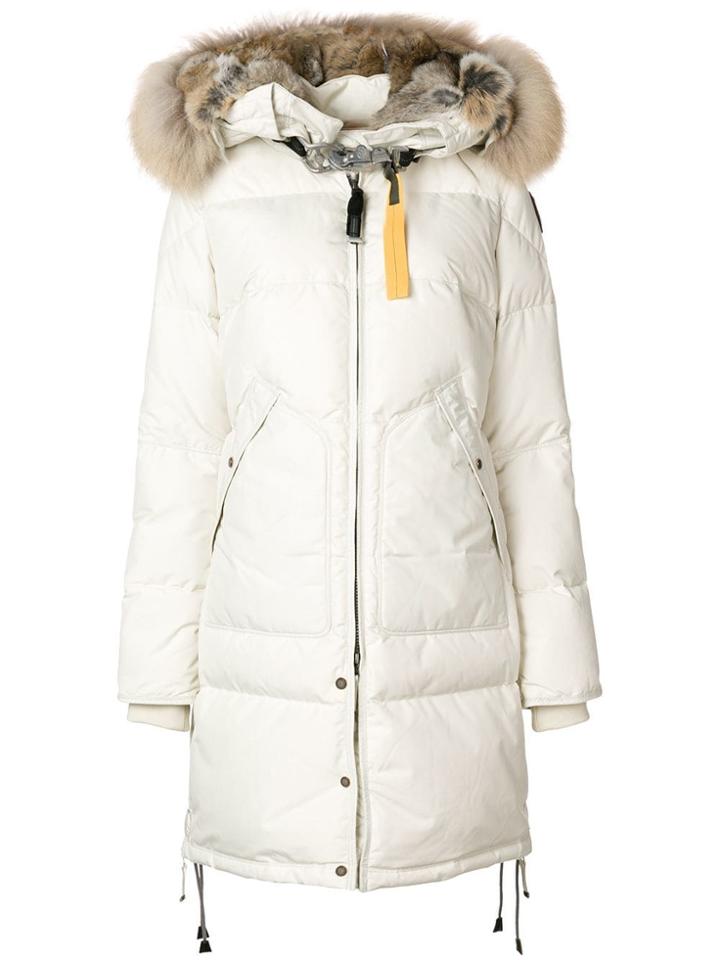 Parajumpers Long Bear Coat - White
