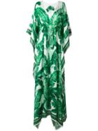 Dolce & Gabbana Banana Leaf Print Kaftan Dress