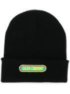 The Silted Company Logo Knitted Hat - Black
