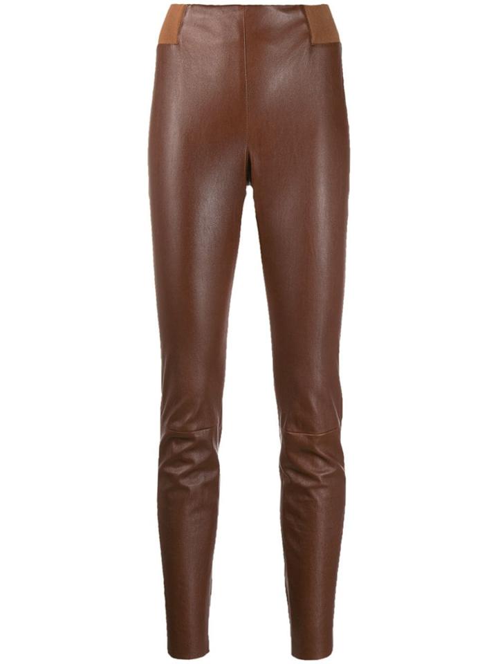 Brunello Cucinelli Skinny-fit Biker Leggings - Brown