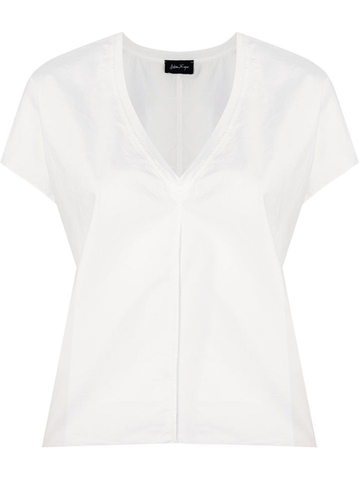 Andrea Ya'aqov V-neck T-shirt - White