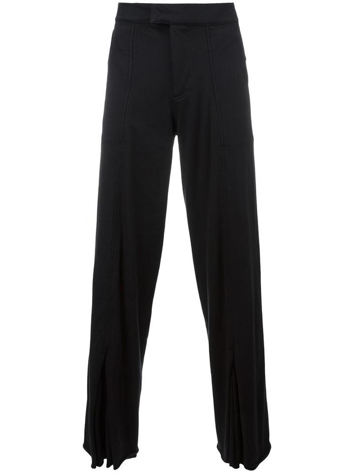 Telfar 'triple Layer Split' Trousers, Men's, Size: 30, Black, Cotton