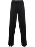 Telfar 'triple Layer Split' Trousers, Men's, Size: 30, Black, Cotton